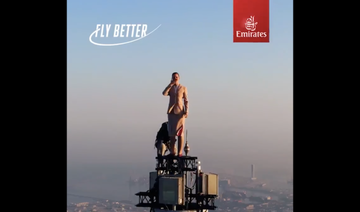 Emirates dément les rumeurs en dévoilant les coulisses du tournage de sa publicité au sommet de la Burj Khalifa
