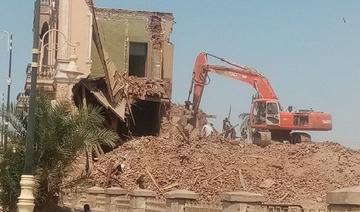 Démolition d'un palais égyptien historique qui risque de s’effondrer