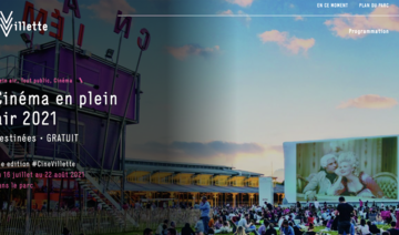 Cinéma en plein air de la Villette - été 2021