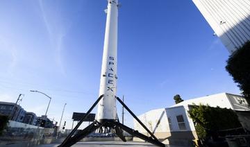 Le premier étage récupéré d'une fusée Falcon 9 se trouve à Space Exploration Technologies Corp. (SpaceX) le 2 février 2021 à Hawthorne, en Californie (Photo, AFP)