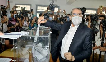 Le secrétaire général démissionnaire, Saad Eddine El Othmani vote le 8 septembre 2021 (Photo, AFP) 
