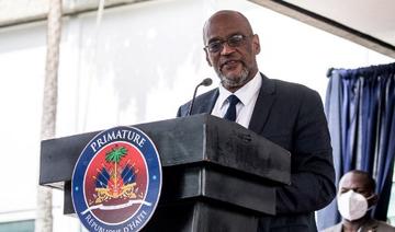 Dans cette photo d'archives, le Premier ministre désigné Ariel Henry prend la parole lors d'une cérémonie à La Primature à Port-au-Prince, Haïti, le 20 juillet 2021 (Photo, AFP)