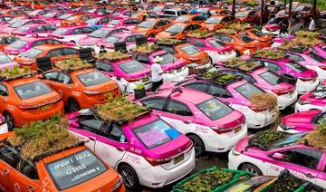 Des jardinets potagers et des mini-mares accueillant des grenouilles : les toits et capots de taxis abandonnés ont trouvé une nouvelle vie à Bangkok (Photo, AFP)