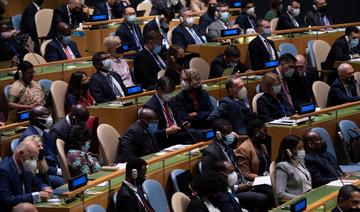 Les délégués écoutent le président américain Joe Biden s'adresser à la 76e session de l'Assemblée générale des Nations Unies, le 21 septembre 2021 à New York (Photo, AFP)
