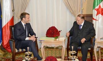 Emmanuel Macron avait rencontré Abdelaziz Bouteflika, alors président, au cours de la visite officielle qu'il avait effectuée en Algérie en décembre 2017 (Photo, AFP)