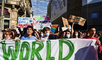  Les jeunes défilent pour le climat à Milan, derrière Greta Thunberg
