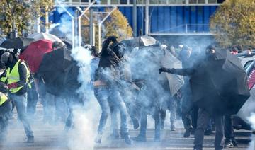 Violente manifestation à Nantes contre un meeting d'Eric Zemmour