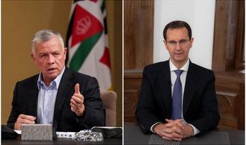 Le roi de Jordanie Abdallah II a reçu dimanche un appel du président syrien Bashar Assad (Dossier/AFP) 