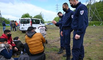 Migrants: un important campement évacué en France