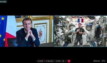L'astronaute Thomas Pesquet décrit au président Macron les dégâts climatiques sur Terre