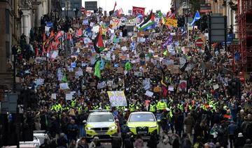 Glasgow et le monde marchent pour le climat