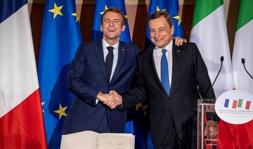 France et Italie signent à Rome un traité de coopération en grande pompe
