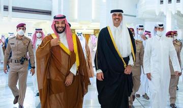 Le prince héritier d'Arabie saoudite rencontre l'émir de Qatar