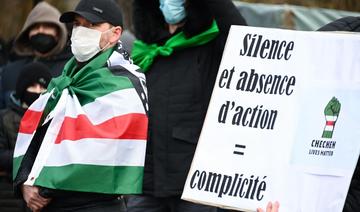 France: des centaines de tchétchènes manifestent devant le Conseil de l’Europe