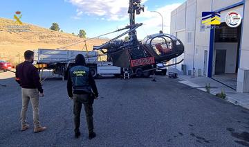 La police espagnole démantèle un réseau de trafic de drogue par hélicoptère 