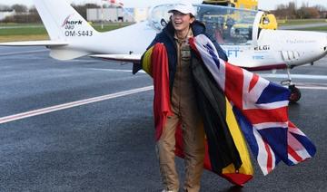 Aviation: une jeune pilote boucle un tour du monde en solo en Belgique 