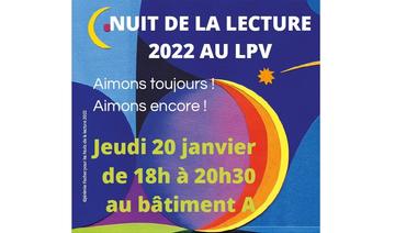 Nuits de la Lecture 2022