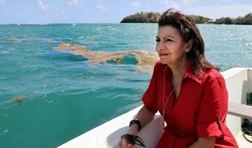 En Martinique, Anne Hidalgo dénonce «l'inaction climatique» de Macron sur les sargasses