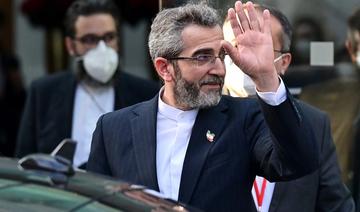 Dossier nucléaire: le négociateur en chef iranien retourne dimanche à Vienne 