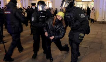 Russie: plus de 4 600 manifestants contre l'intervention en Ukraine arrêtés 