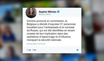 La Belgique expulse à son tour des diplomates russes soupçonnés d'espionnage 
