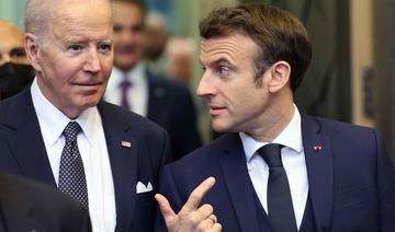 Macron s'entretient avec Biden après sa réélection 