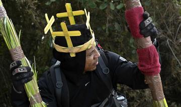 Venezuela: la tradition des «palmeros» descendant des rameaux de la montagne 
