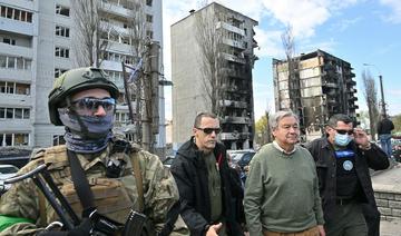 Ukraine: à Boutcha, Guterres appelle Moscou à coopérer avec la CPI