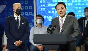 Biden et Yoon discutent sécurité sur fond de «bruits de sabre»