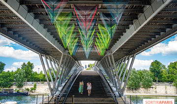 «Sens Dessus Dessous» : les ponts de Paris devenu un bel espace de balade 