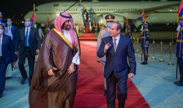 Le prince héritier saoudien Mohammed ben Salmane en Égypte pour une visite officielle