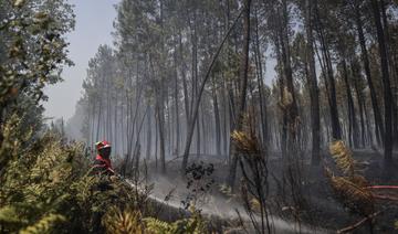 Le brasier repart en Gironde, «apocalypse de chaleur» lundi dans l'Ouest