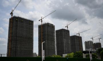Des immeubles résidentiels Evergrande en construction à Guangzhou, dans la province méridionale du Guangdong en Chine, le 18 juillet 2022. (Photo, AFP)
