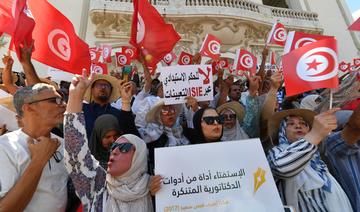 Tunisie: plusieurs centaines de manifestants contre la Constitution de Kais Saïed