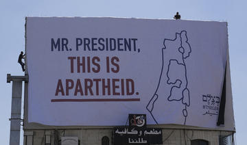 Un groupe israélien de défense des droits humains proteste contre «l’apartheid» pendant le voyage de Biden