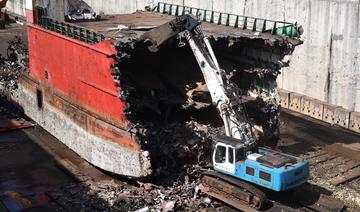 Dans l'ouest de la France, le recyclage de vieux navires en plein essor