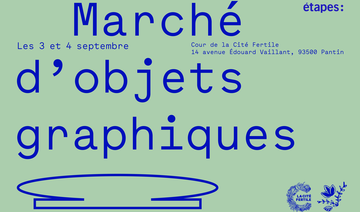 Le Marché d'objets graphiques à la Cité Fertile de Pantin