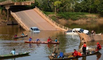 Trois morts et 14 blessés après l'effondrement d'un pont au Brésil 