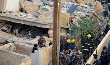 Cinq morts et quatorze blessés dans l’effondrement d’un immeuble résidentiel à Amman