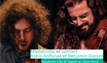 Concerts de Robin Antunes et Benjamin Garson
