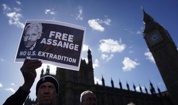 A Londres, une chaîne humaine à Westminster pour Julian Assange 