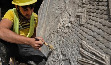 Irak: découverte à Mossoul de bas-reliefs assyriens vieux de 2 700 ans 