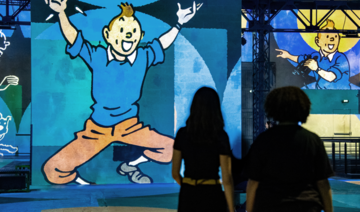Tintin, l'aventure immersive à l’Atelier des Lumières