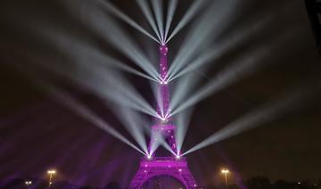 La Tour Eiffel illuminée pour Octobre rose