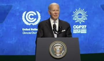 Biden appelle à renforcer les efforts sur le climat à la COP27 