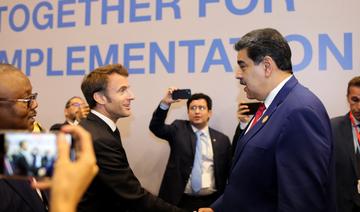 COP27: Bref échange entre Macron et Maduro