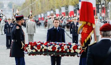 Macron préside la cérémonie du 11 novembre aux Champs-Elysées 