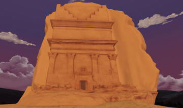 AlUla entre dans le monde virtuel, avec la tombe de Hegra de Lihyan 