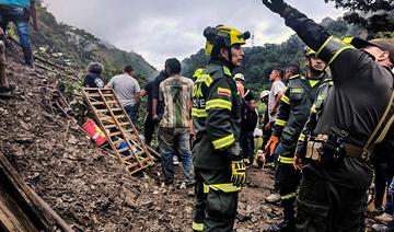 Glissement de terrain en Colombie: 34 morts