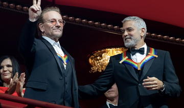 George Clooney et U2 honorés par le Kennedy Center à Washington